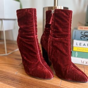 Red Velvet Booties
